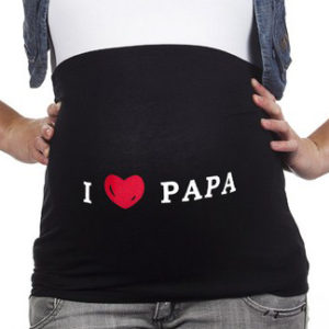 Bandeau de grossesse I Love Papa